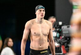 Plaukimo varžybas Monake A. Šidlauskas užbaigė sidabro medaliais