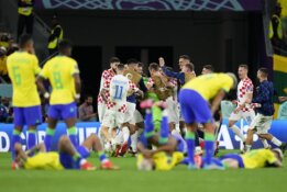 Staigmena: Kroatija po 11 m. baudinių serijos eliminavo brazilus PČ ketvirtfinalyje