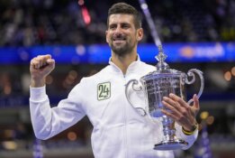 „US Open“ triumfavęs N. Džokovičius pagerbė Kobe Bryantą