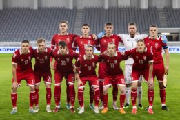Patvirtinta Lietuvos vyrų futbolo rinktinės sudėtis žūtbūtinėms kovoms Tautų lygoje