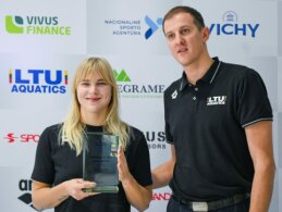 R. Meilutytė gavo geriausios Europos plaukikės apdovanojimą