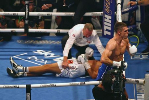 N18: Prieš pagrindinę dvikovą Londone boksininkas L. Castillo po nokauto krito be sąmonės