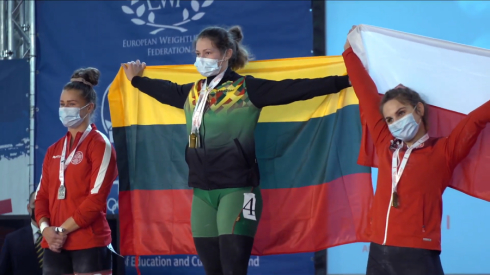 Lijana Jakaitė – Europos jaunimo sunkiosios atletikos čempionė!
