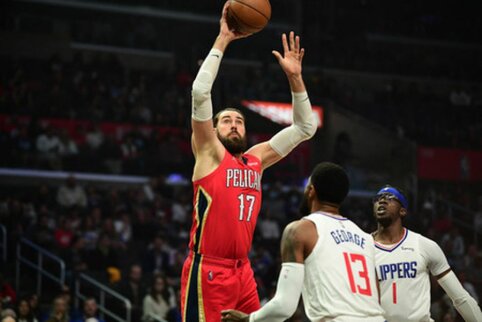 J. Valančiūnas su „Pelicans“ pranoko „Clippers“