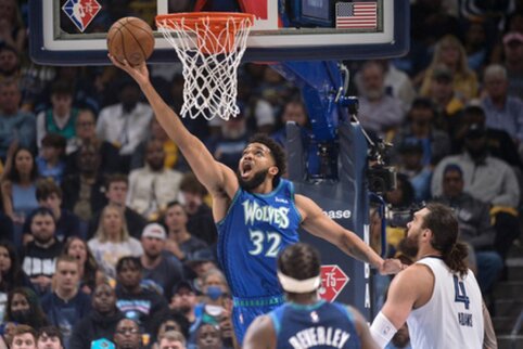 NBA atkrintamosios: „Timberwolves“ palaužė „Grizzlies“