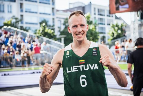 Lietuvos vyrų trijulių rinktinė iškovojo dar vieną pergalę pasaulio čempionate