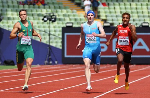 Sprinteris G. Truskauskas prasibrovė į Europos čempionato pusfinalį