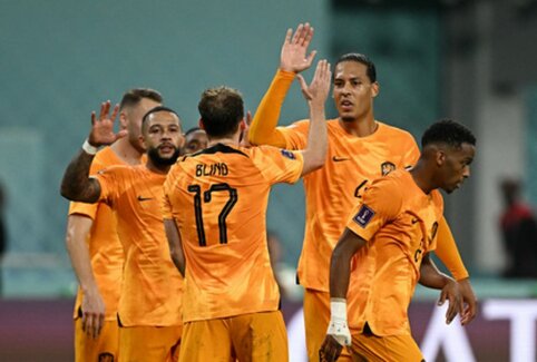 Pasaulio čempionato aštuntfinaliai prasidėjo rezultatyvia Nyderlandų pergale prieš JAV