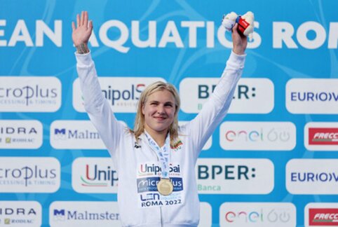 R. Meilutytė pretenduoja į geriausios 2022 metų Europos plaukikės prizą