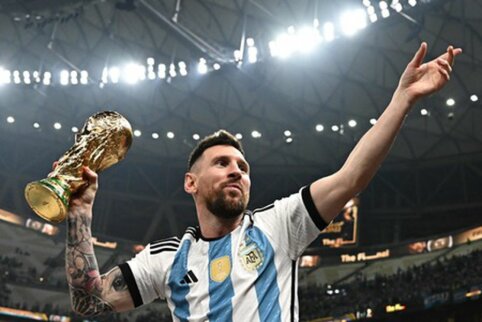 Aukcione parduodama pasaulio čempionato metu vilkėta L. Messio apranga: gali pagerinti rekordą 